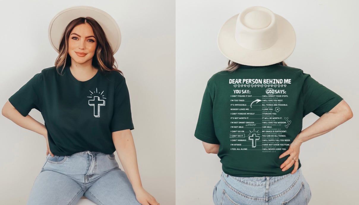 Dear Person Behind Me ( Front and Back Design)