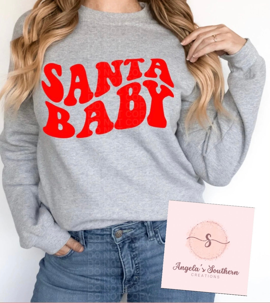 Santa Baby (Red Lettering)
