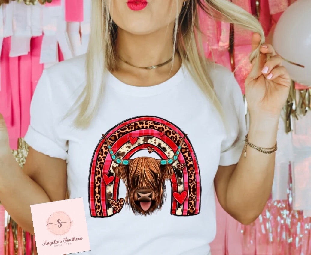 Highland Rainbow Cow