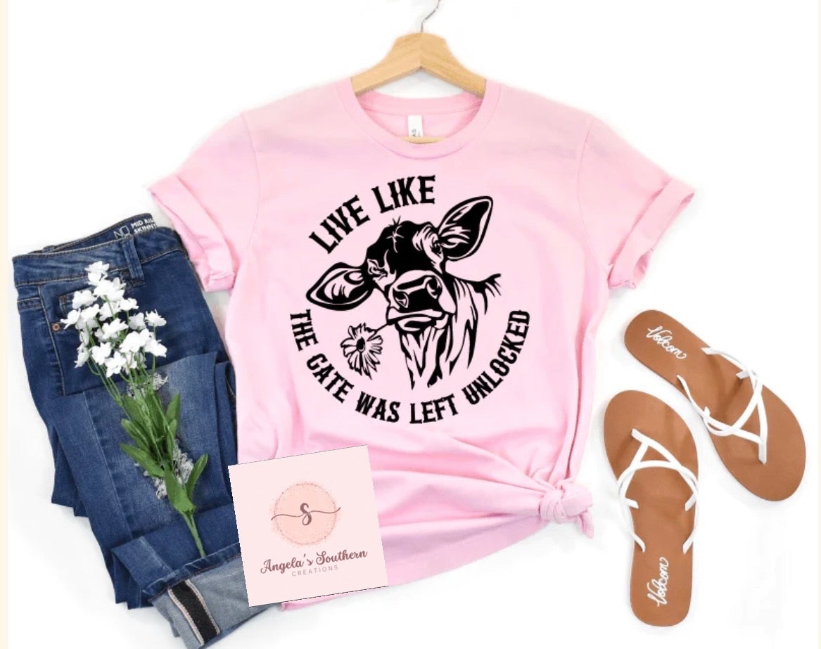 Live like the gate was left unlocked