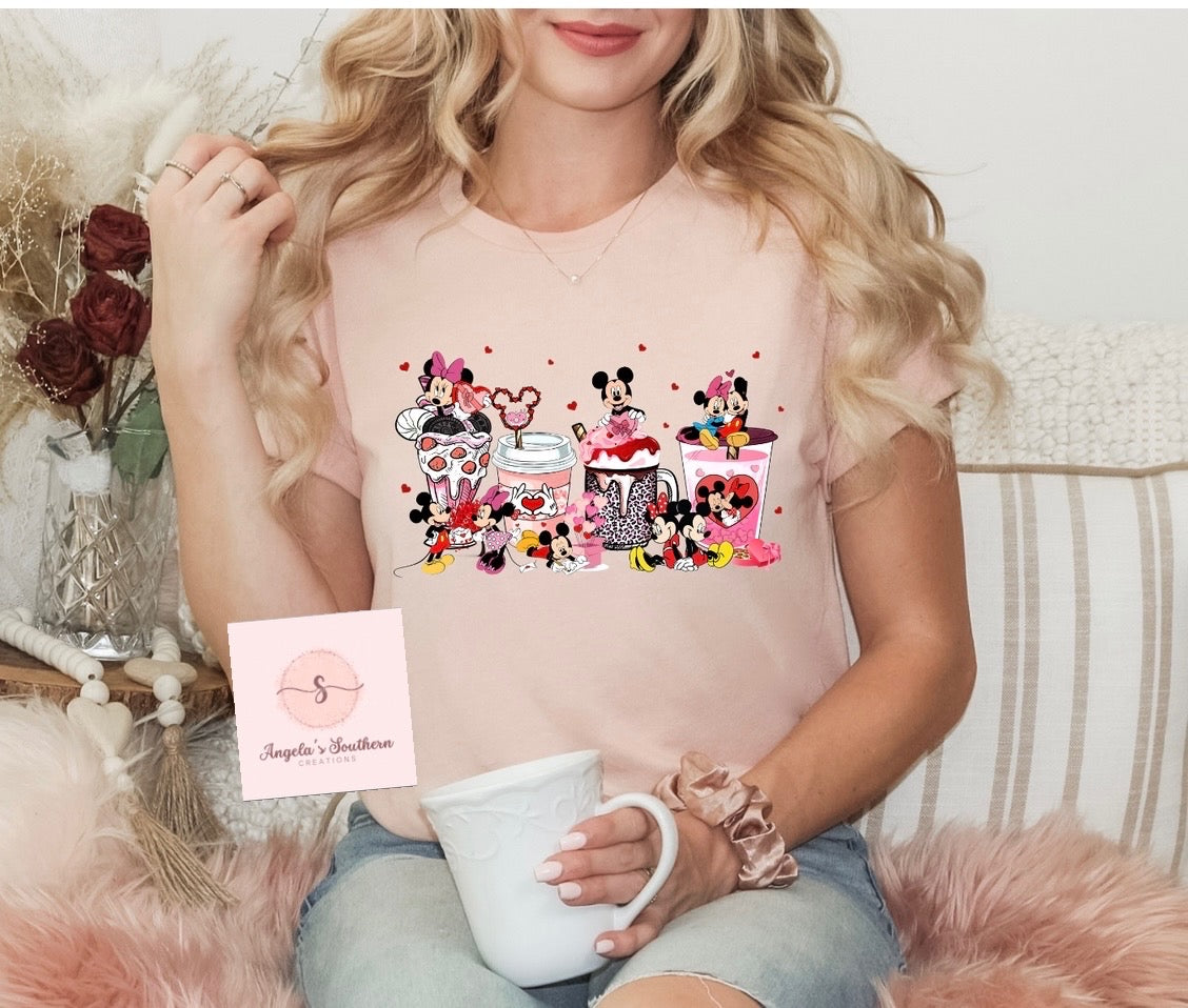 Mouse Valentine Latte