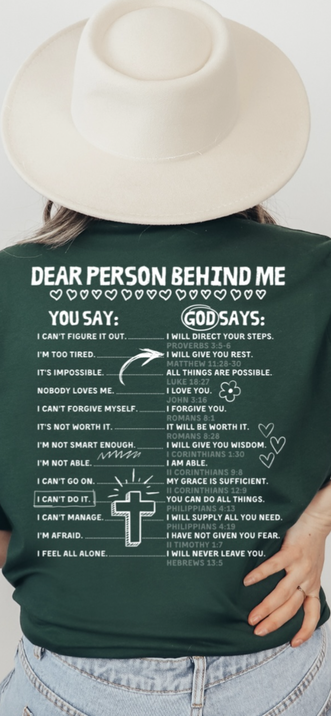 Dear Person Behind Me ( Front and Back Design)