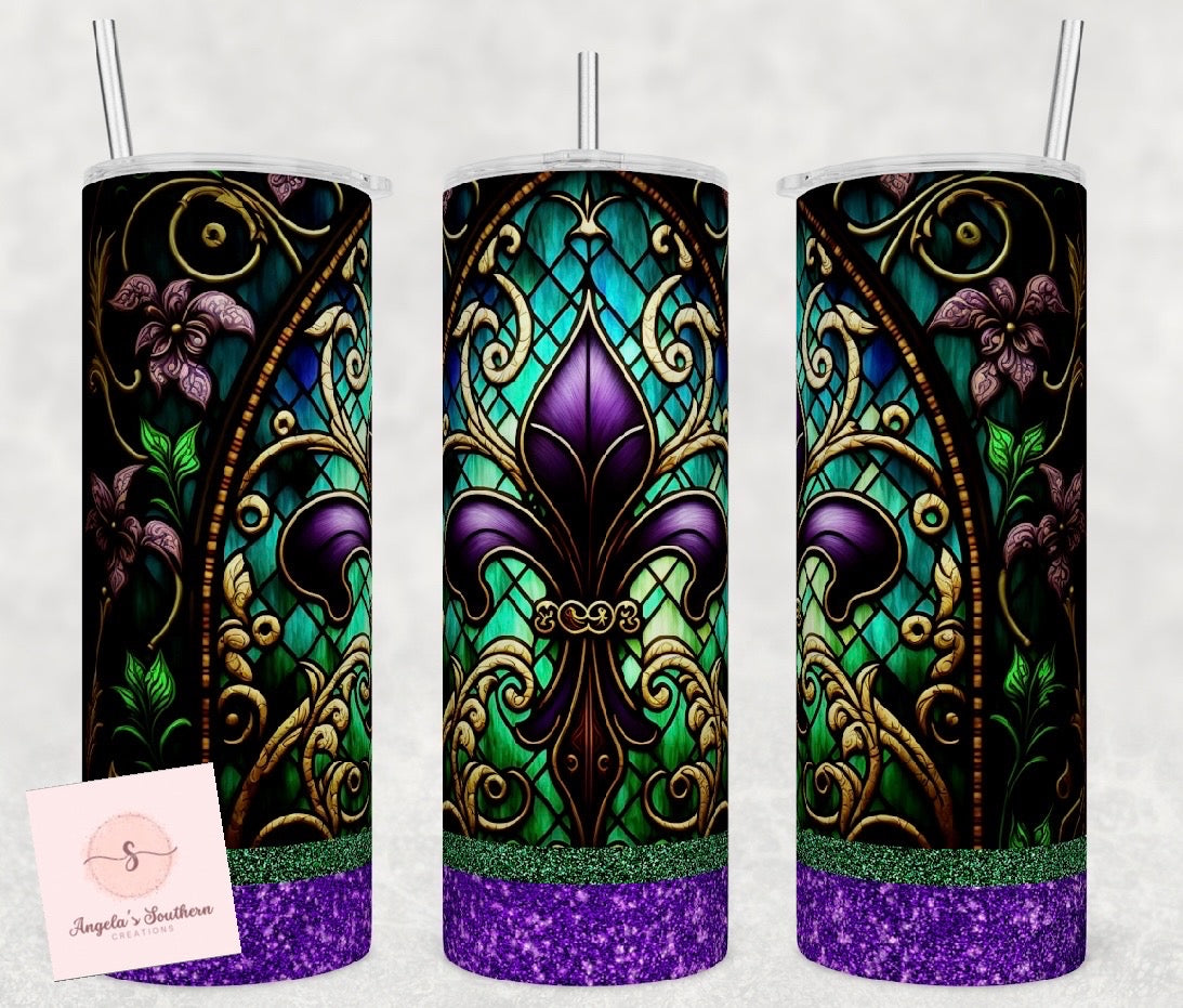 Glass Fleur De Lis