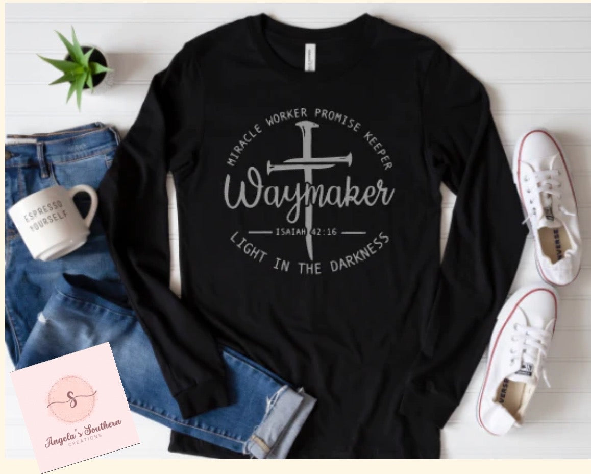 Waymaker Isaiah 42:16 Miracle Worker Promise Keeper Light In The Darkness