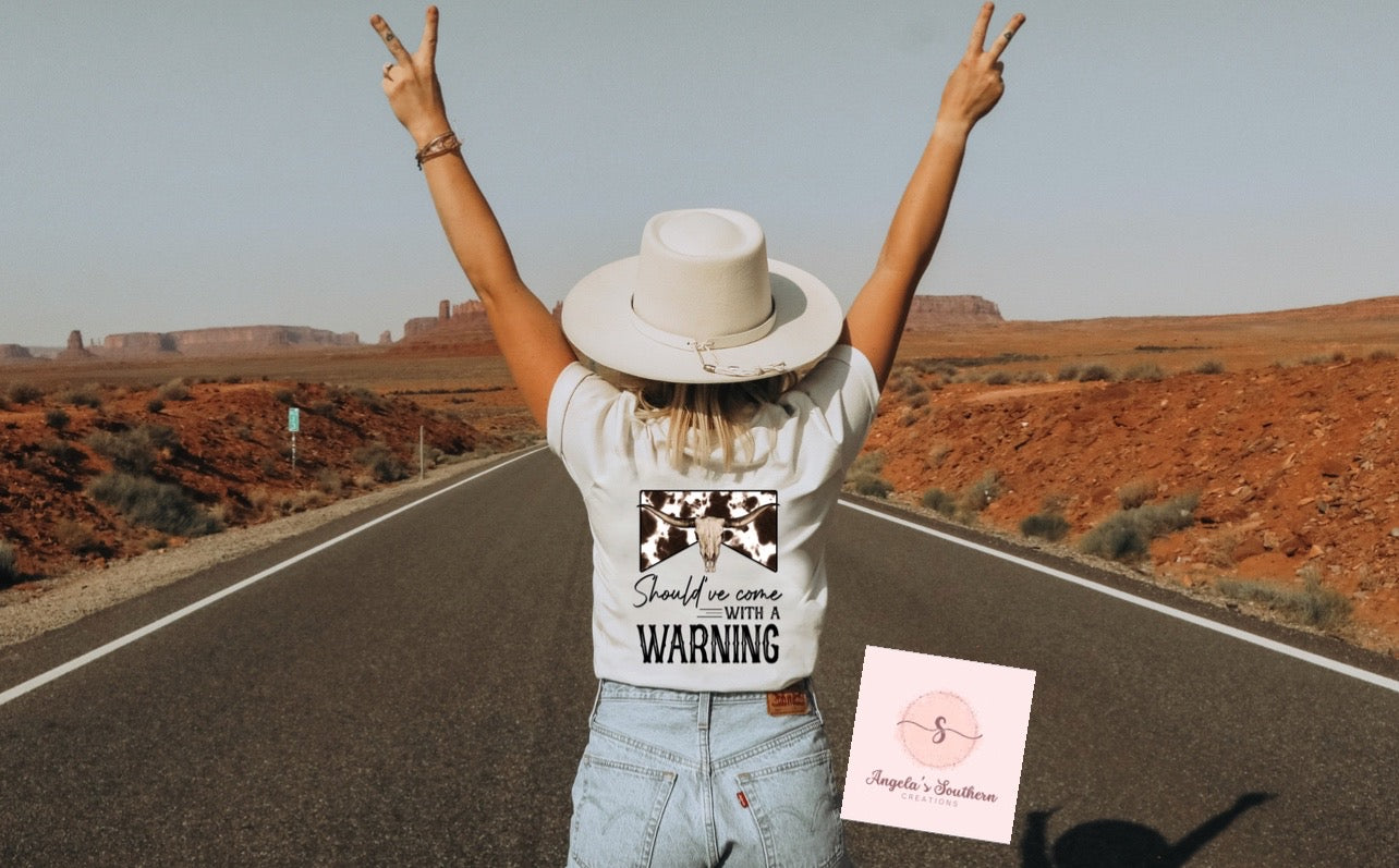 Should have came with a WARNING (Can be put in front OR back)