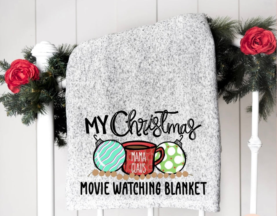 My Christmas Movie Watching Blanket