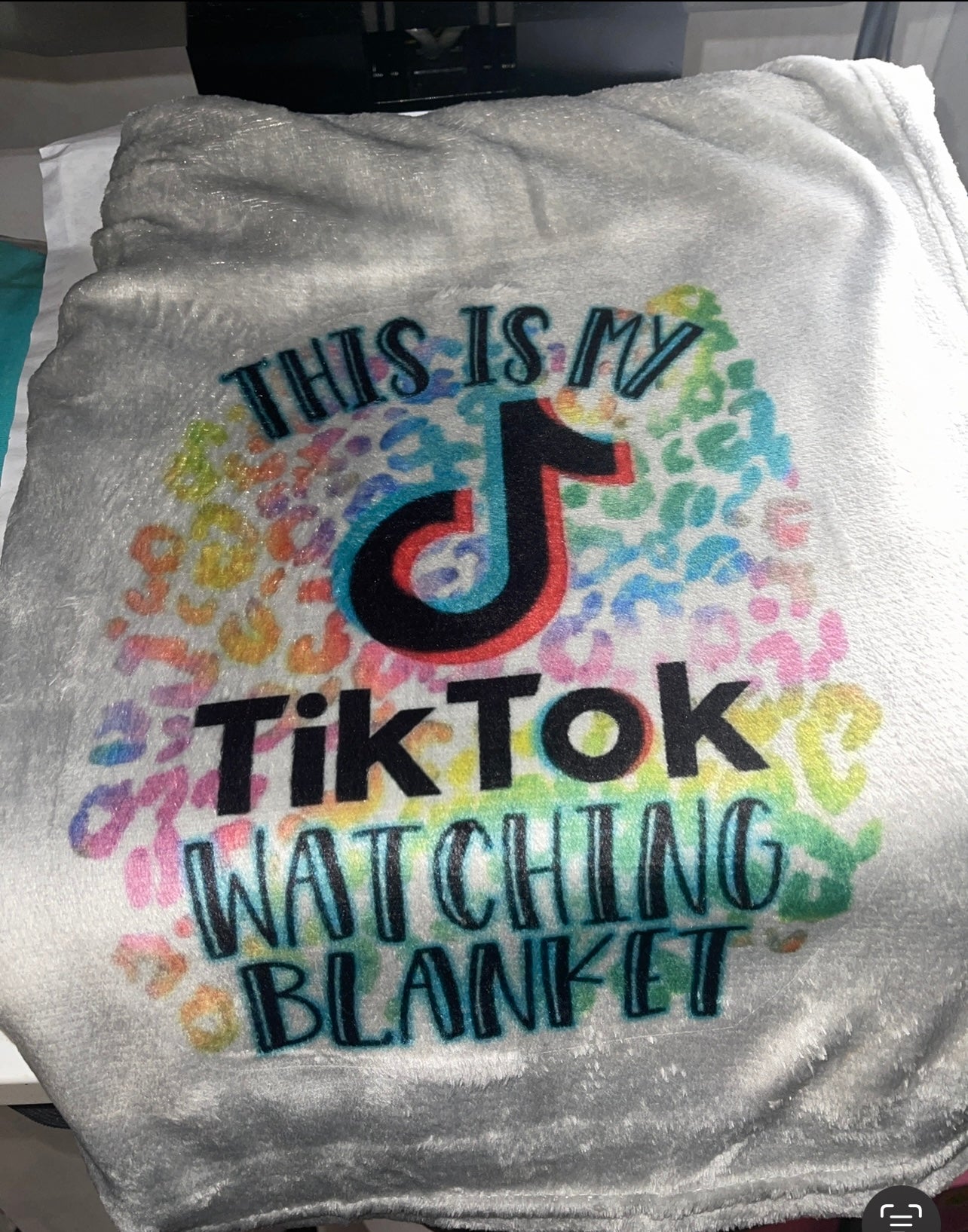This is my Tik Tok Watching Blanket