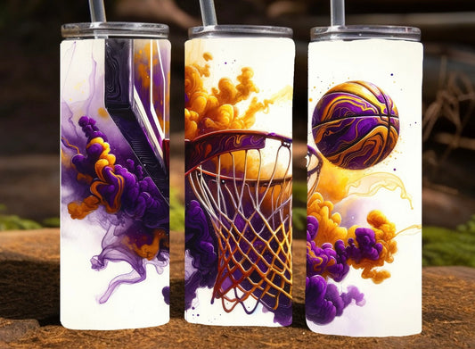 Purple and Gold Basketball